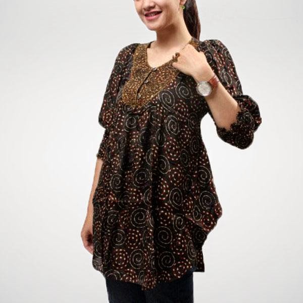  model baju atasan hamil batik modern Model Baju Atasan 